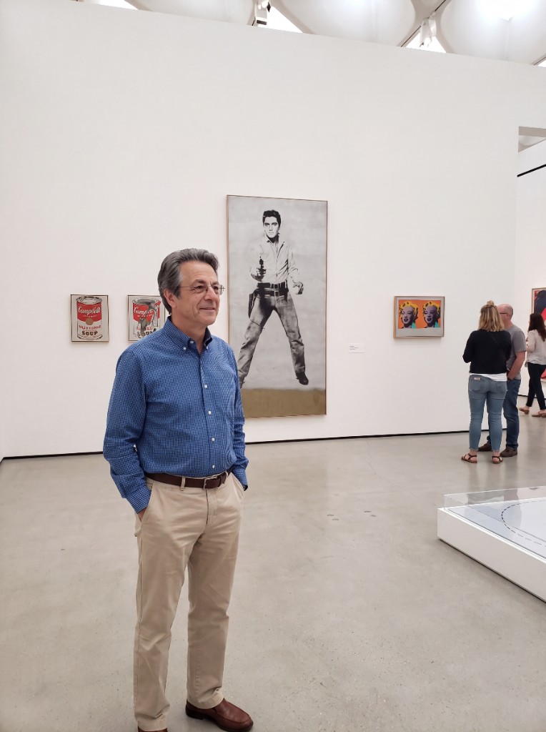 In the gallery — Warhol rooms